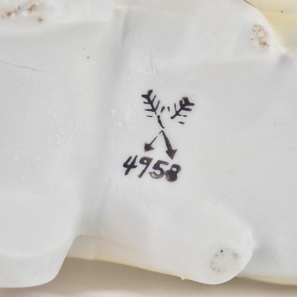 Antique Bisque Figure Collectible BABY Cherub & Carriage 4" x 4" DECOR STATUETTE - Picture 5 of 14